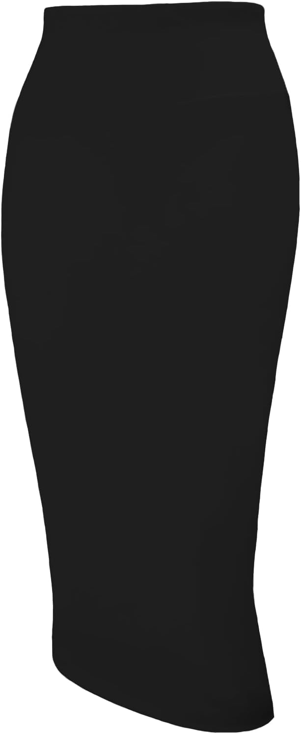 Tapata Dam kontor arbete pennkjol stretch hög midja under knät bodycon för business casual