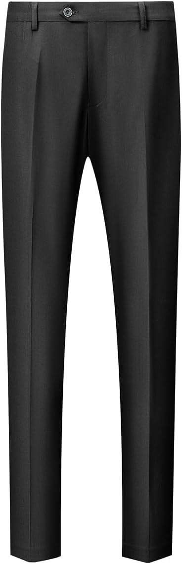 Herrar 3 stycken kostym slim fit en knapp halsduk revers för bröllop bal kavaj väst byxor set