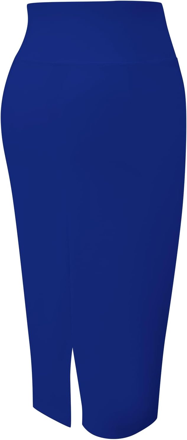 Tapata Dam kontor arbete pennkjol stretch hög midja under knät bodycon för business casual