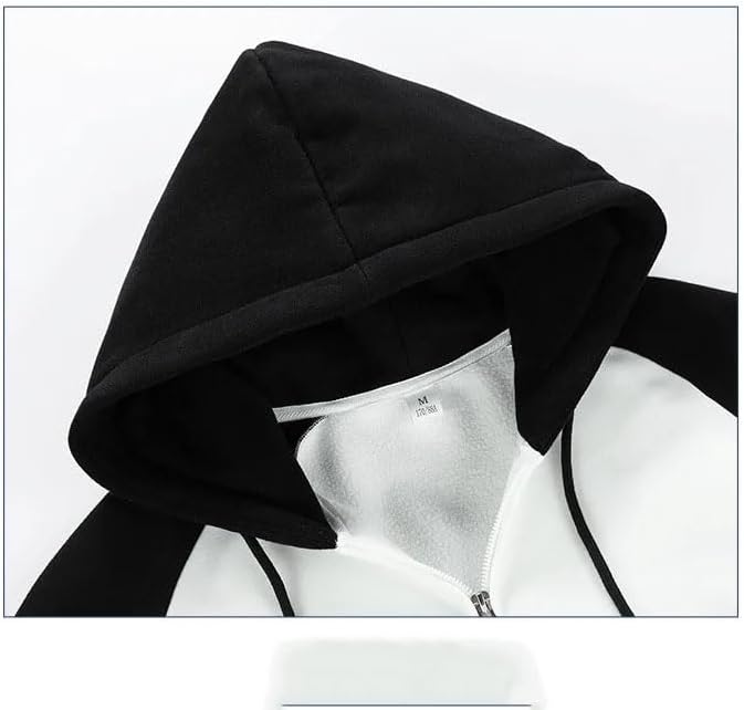 Pohullan Huvtröja kappa män vår höst dragkedja huvtröjor solid hiphop bomull cardigan jacka tröja