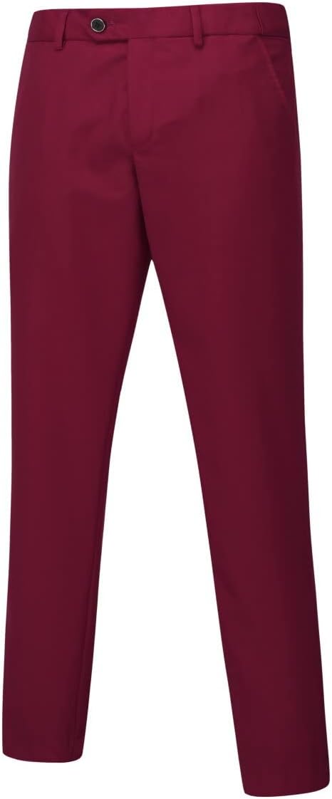 YOUTHUP 3-delad kostym smal passform för män elegant business bröllop kostym blazer västar byxor