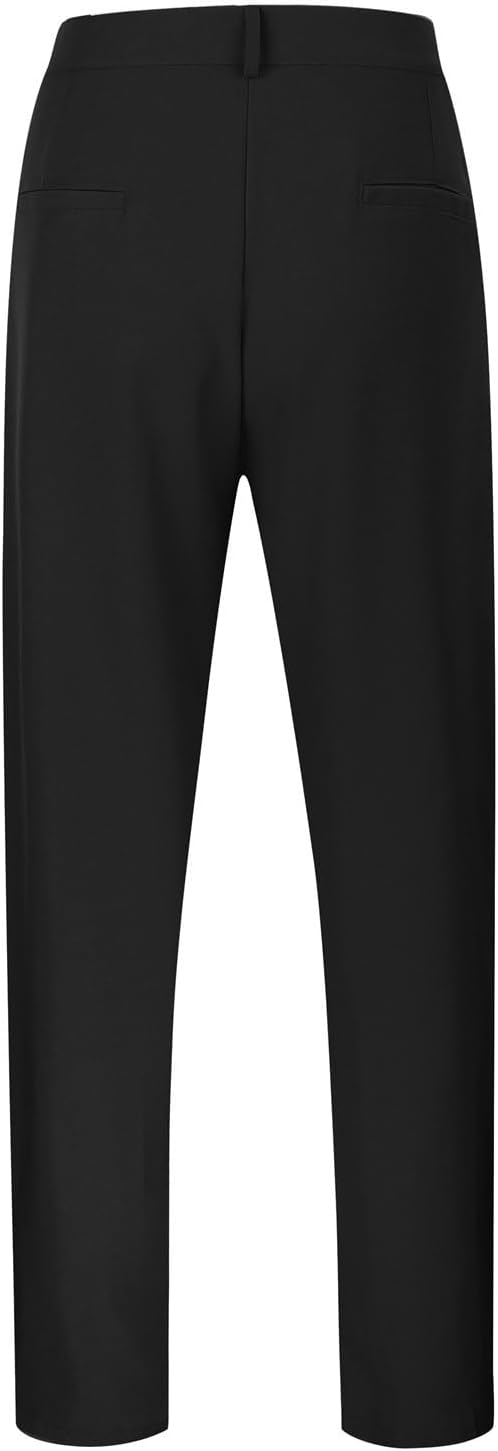 Chino byxor herr stretch enfärgade kostymbyxor eleganta affärsbyxor raka ben chinos byxor säckig andas sommarbyxor elastisk midja fritidsbyxor bekväma slim fit herrbyxor