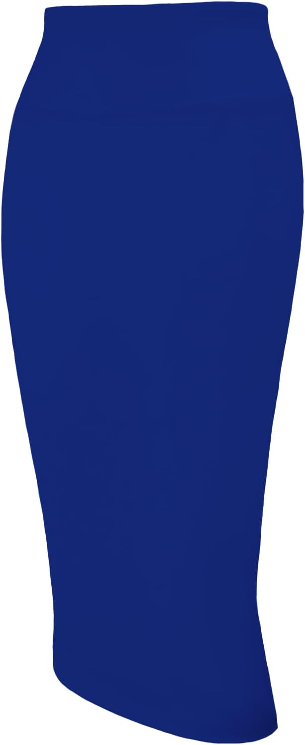Tapata Dam kontor arbete pennkjol stretch hög midja under knät bodycon för business casual