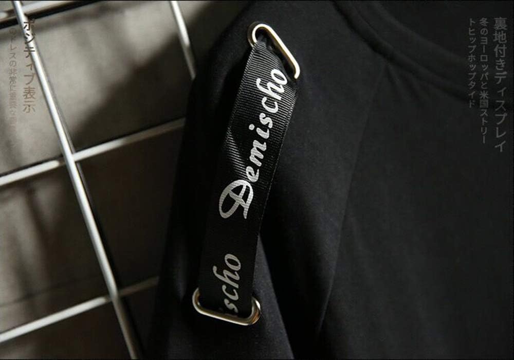 Hello MrLin Herr Techwear Hip Hop T-shirt Streetwear Fashion Kortärm Top