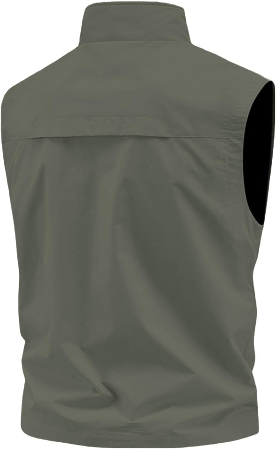 mäns fiskeväst för fyra årstider, utomhus, avslappnad, tunn, med dragkedja, stor storlek tank top bustier
