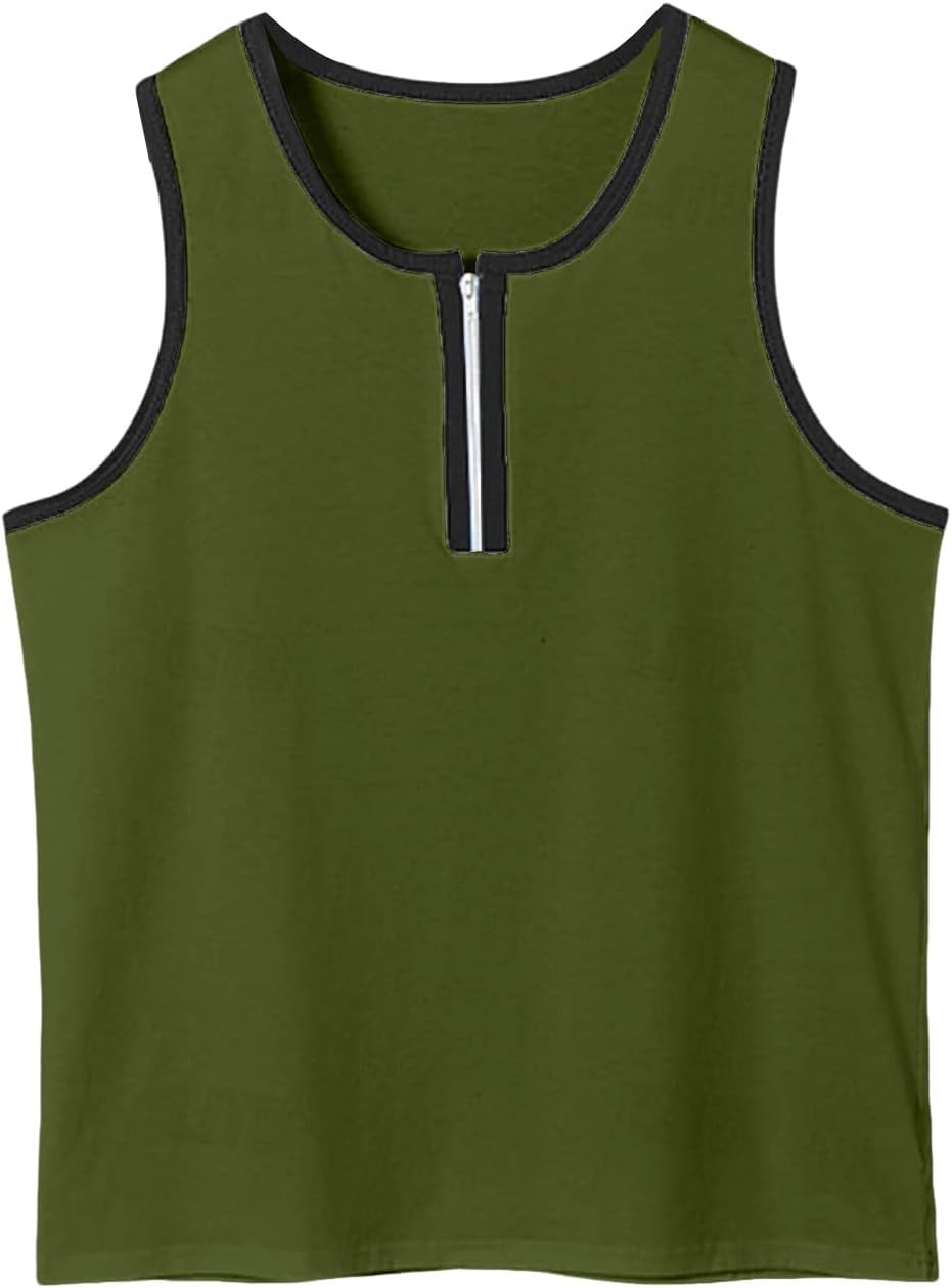 Herrlinne sport t-shirt andningsbar herr baggy ärmlös T-shirt sommar casual skjorta strand väst toppar gym linne för stretch styrketräning linne