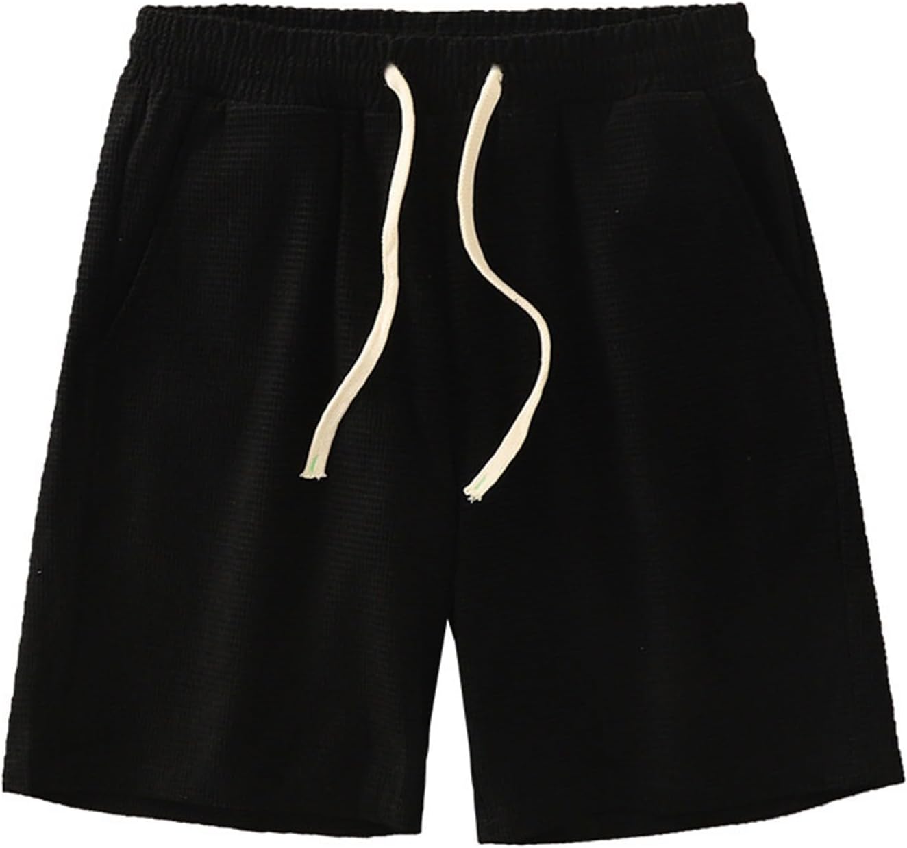 Herr Shopping Shorts För Stadsvandring Senior Man Lätt Skrynkelfri Stretch Andas Många Fickor Praktisk Elastisk Midja