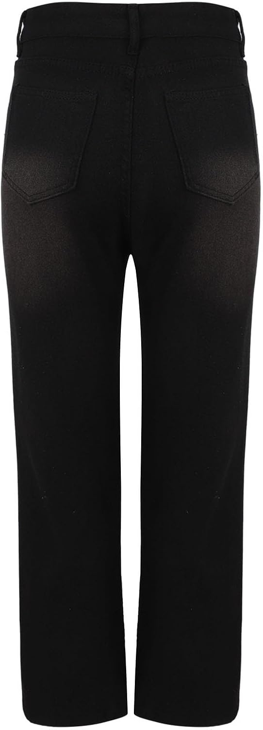 Generiska jeans korta byxor dam slip-jeans dam säckig jeans korta kostymjeans längd 28 tunna kort stretch Y2k lämplig för fritid och hem