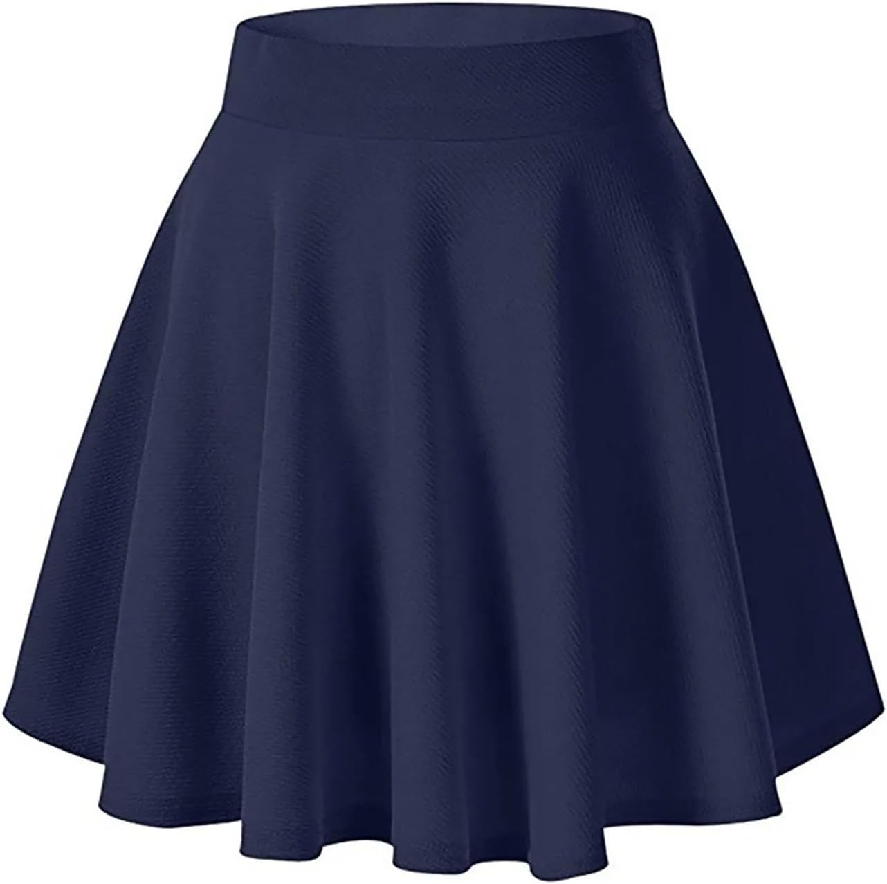 Damkjol Stretch Flared Casual Skirts Pleated A Line Swim Cover Up For