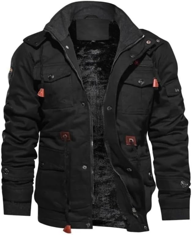 Vattentät aktiv herrjacka Utomhussportjacka Casual Vindtät herrjacka Lätt lager på lager Herrjackor Jacka Bekväm Andningsbar Passform(Black,3XL)