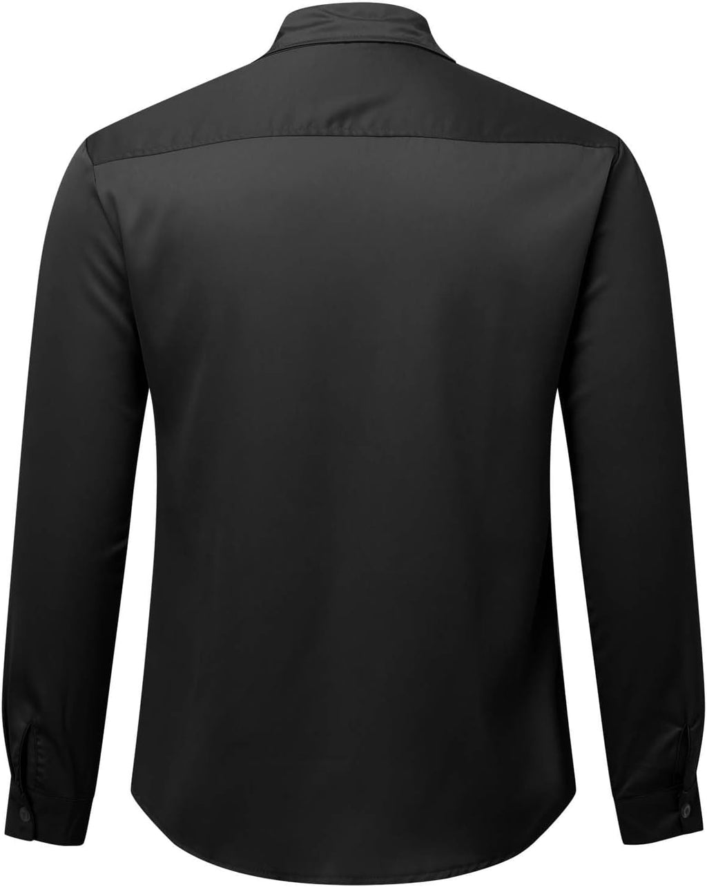Herr lyx satinklänning skjortor glänsande siden som långärmad button down skjortor casual normal passform bröllop fest avslutningsbal toppar paljetter skjorta män