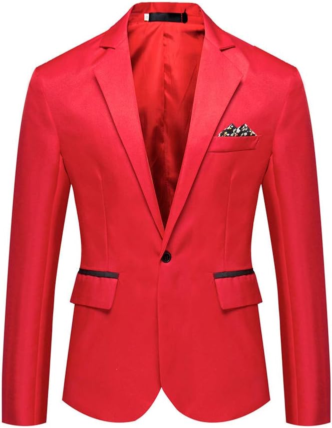 Générique Kostymjacka för män elegant formell kavaj bröllop business smal passform klassisk chic kontor ceremoni modern kavaj jacka herr A25