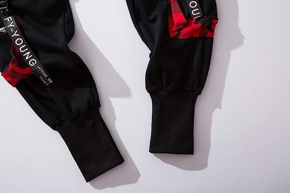 Hello MrLin Herr Techwear Byxor Hip Hop Jogger Cargo Baggy Streetwear Punk Byxor Män