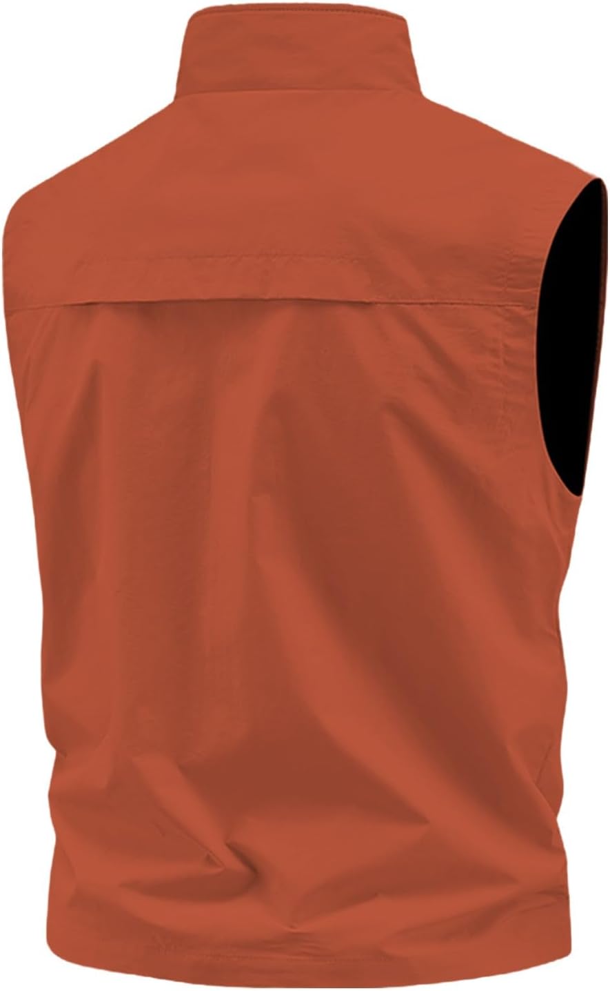 mäns fiskeväst för fyra årstider, utomhus, avslappnad, tunn, med dragkedja, stor storlek tank top bustier