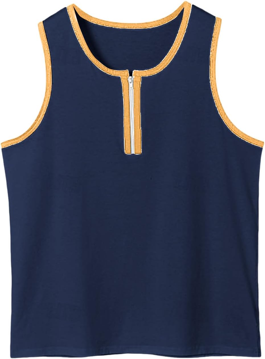 Herrlinne sport t-shirt andningsbar herr baggy ärmlös T-shirt sommar casual skjorta strand väst toppar gym linne för stretch styrketräning linne