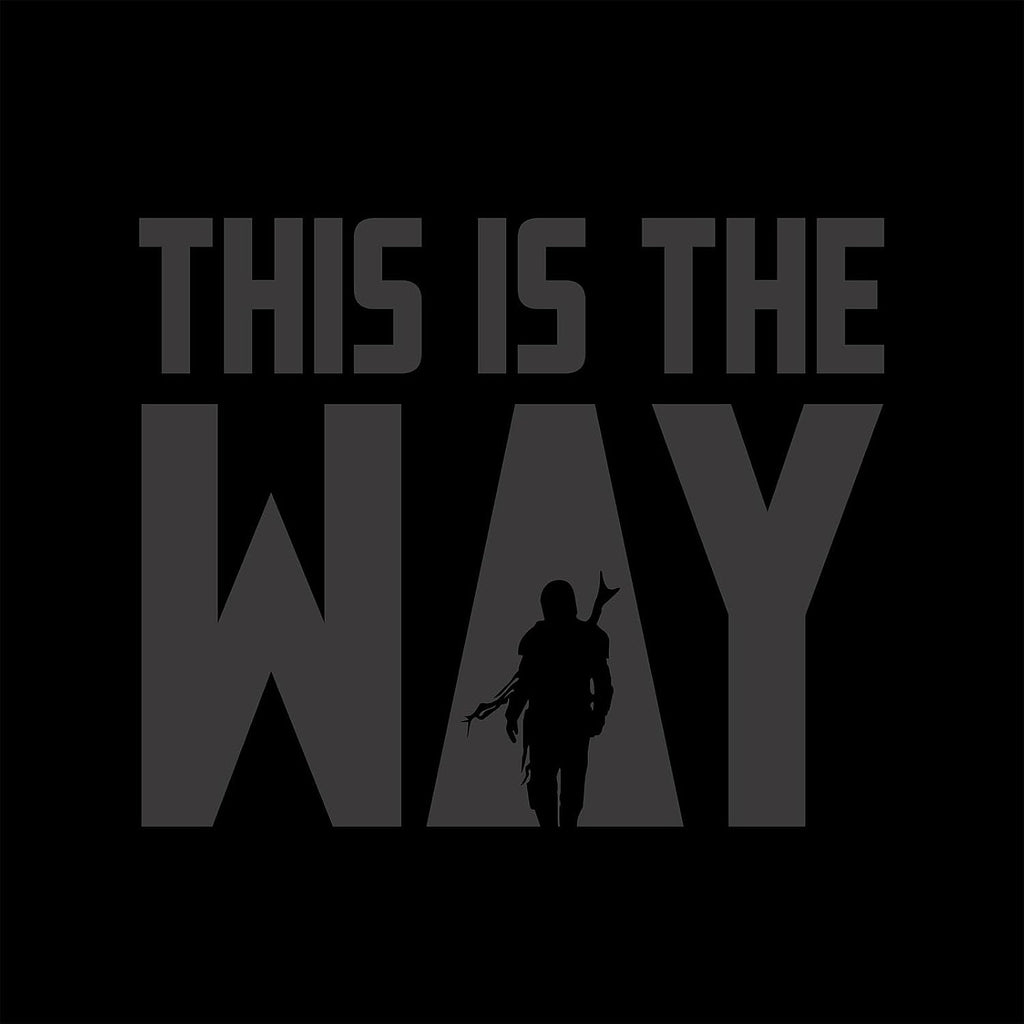 Albenwald Star Wars T-shirts och huvtröjor med This Is The Way-motiv tryck för män kvinnor unisex bomull