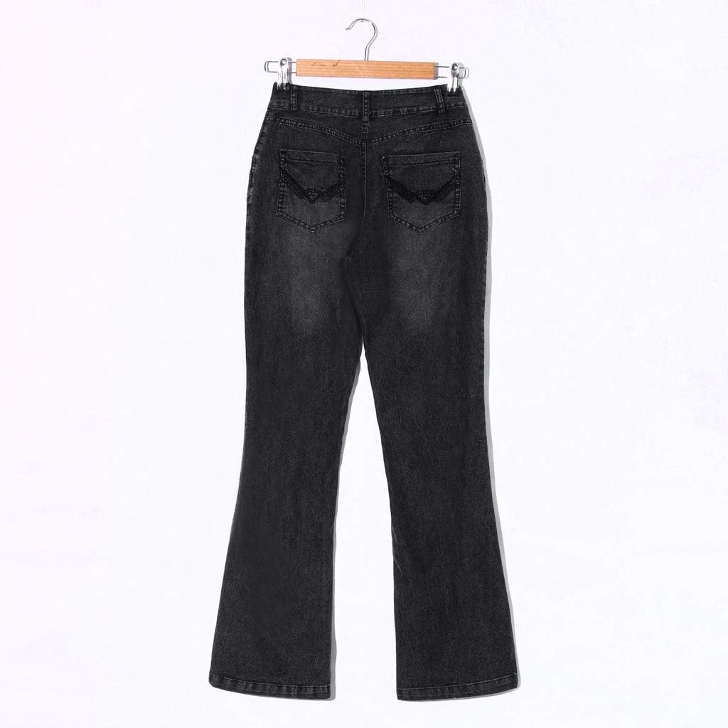 Jeans Kvinnor Hög Midja Denim Byxor Stretch Bekväma Jeans Bekväma Push Up Byxor Med Fickor Mode Baggy Stil Avslappnad För Kontor, Fritid Och Daglig Användning