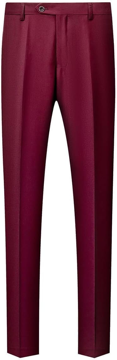 Herrar 3 stycken kostym slim fit en knapp halsduk revers för bröllop bal kavaj väst byxor set