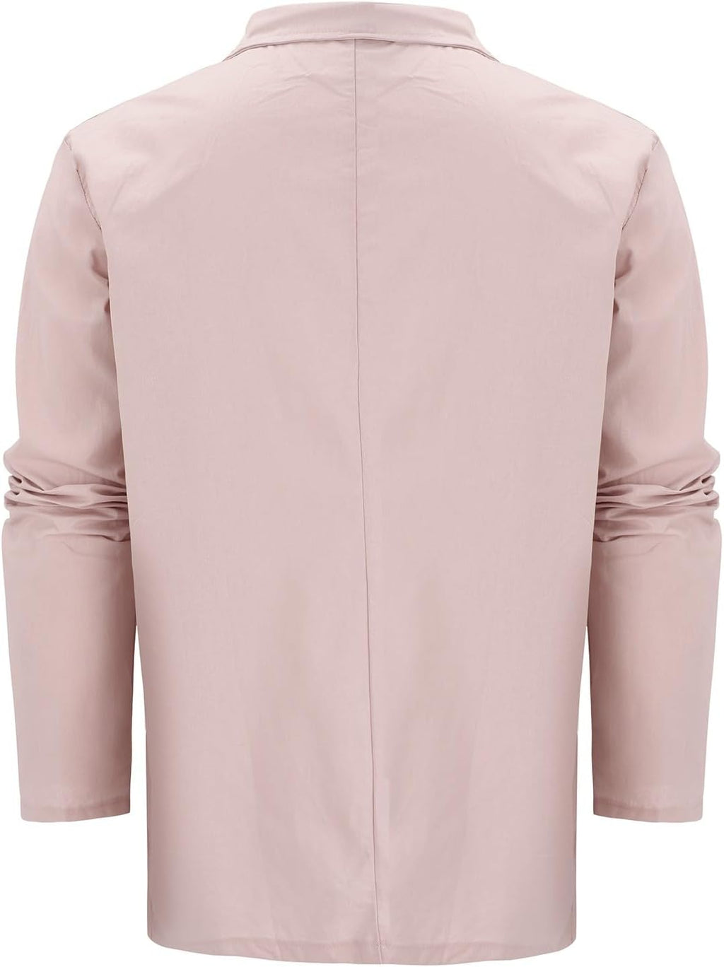 Lätt blazer för män tunn sommarrock herr vardaglig blazer fritid krage skjorta vår tunna rockar långärmad mysig jacka lös enfärgad skjortor andningsbar butt-up overshirt