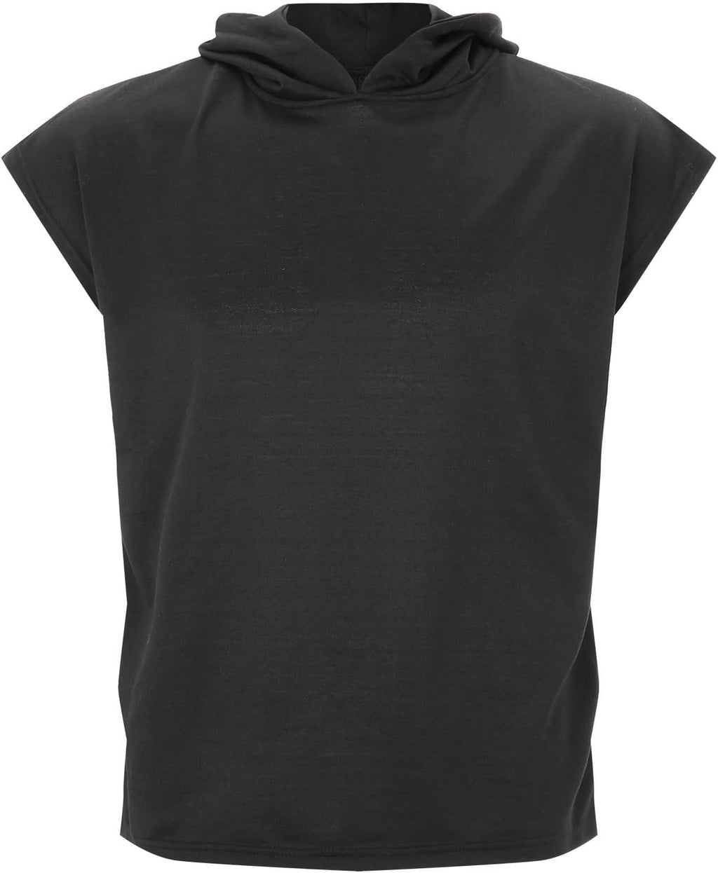 Mäns tanktopp träning ärmlös huvtröja sport fitness muskelskjorta gym huva tröja utan fickor enfärgad huvtröja lös fritid tankskjorta med huva mode remmar work out toppar topp