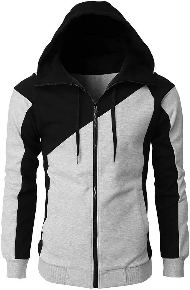 SYJYM Mode dragkedja huvtröjor män retro Harajuku enfärgad jacka High Street dragkedja huvtröja ledig lös sweatshirt kläder