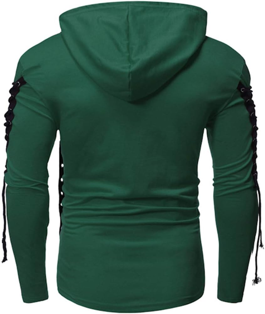 Herr Hooded Base Coat Personalized Pocket Casual Långärmad T-shirt Mens Hip Hop Long Sleeve Pullover Hoodies t Shirts Men's Long Sleeve Hoodie T Shirts V Neck Hooded Tops Tshirt