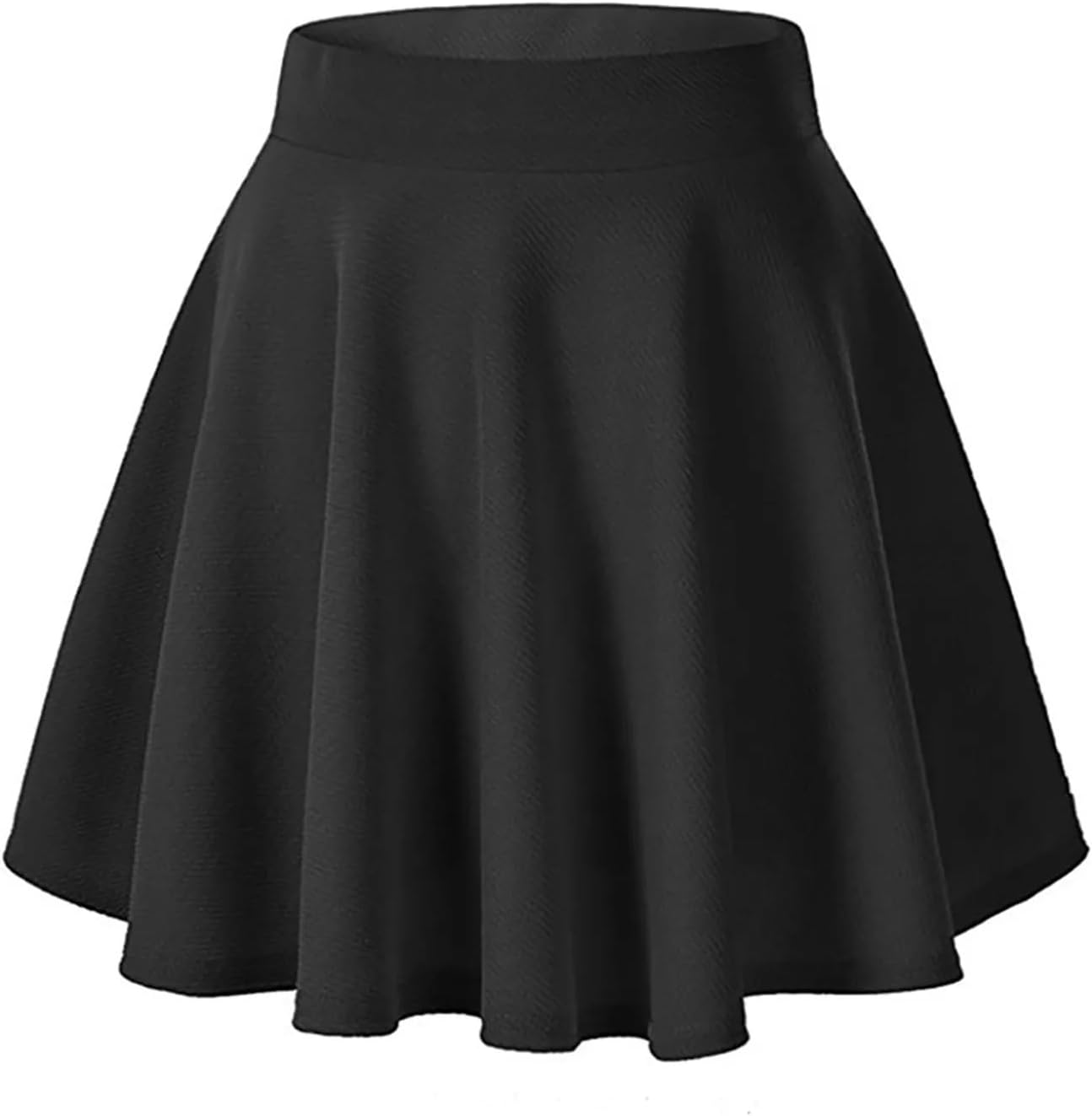 Damkjol Stretch Flared Casual Skirts Pleated A Line Swim Cover Up For