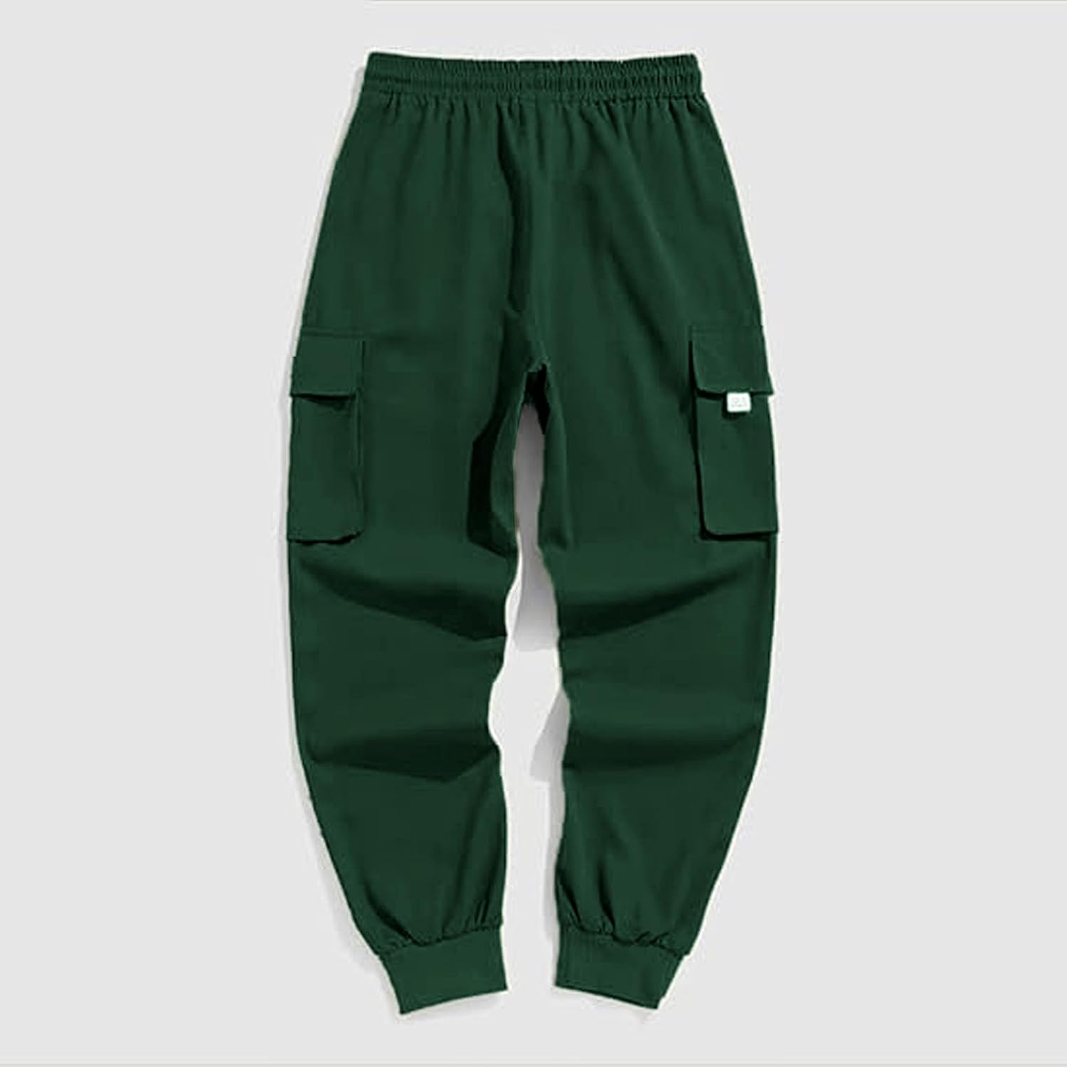 Herr cargo joggingbyxor elastisk midja dragsko säckiga träningsbyxor techwear byxor för män 2025 trendiga kläder