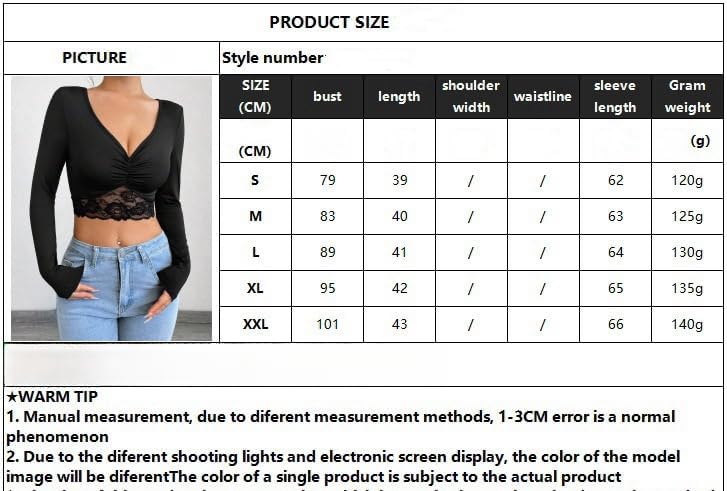 Svart långärmad tröja för kvinnor, långärmad djup V-ringning plisserad genomskinlig spets blommig lapptäcke pullover sexig bodycon blus Y2K party club t-shirt crop top