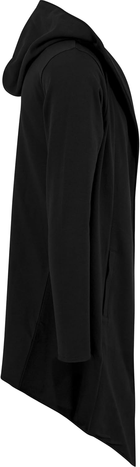 Urban Classics herr Lång huva öppen kant kofta Cardigan-tröja (1-pack)