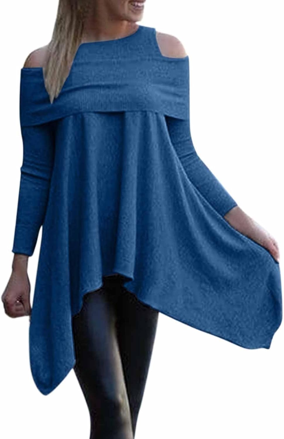 Snö långärmade skjortor dam långärmade blusar formell solid tunika toppar att bära med leggings avslappnade toppar för kvinnor trendig damer bomulls t-shirt