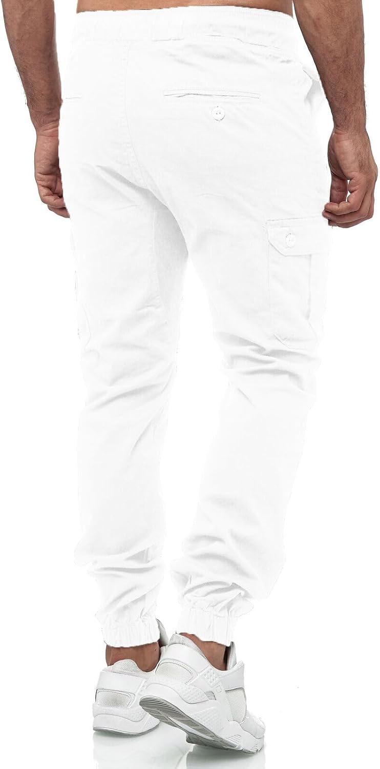 Tazzio cargobyxor herr, cargobyxor, joggingbyxor, chinos, normal passform, jeans 16610