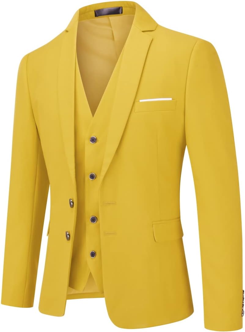 YOUTHUP Herr blazer Slim Fit 2 knappar formell vardaglig kostym jacka bröllop smoking jackor