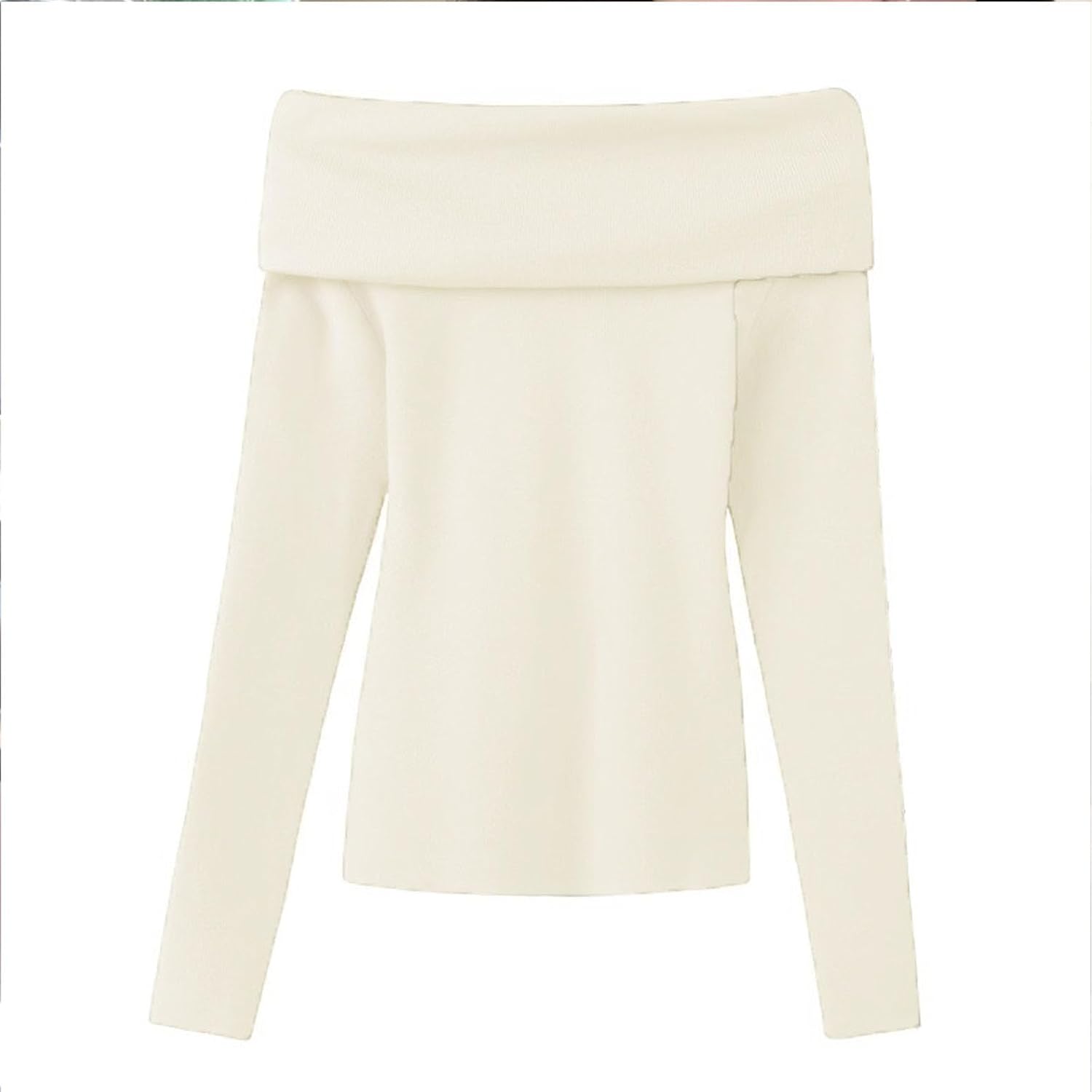 Off Shoulder-tröjor For Kvinnor Långärmade One Shoulder-skjortor Casual Dressy Blusar Sexig Slim Fit Club Shirt Crop Tops