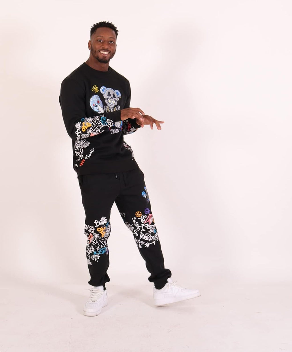 SCREENSHOT Herr Hip Hop Premium Slim Fit Track Byxor