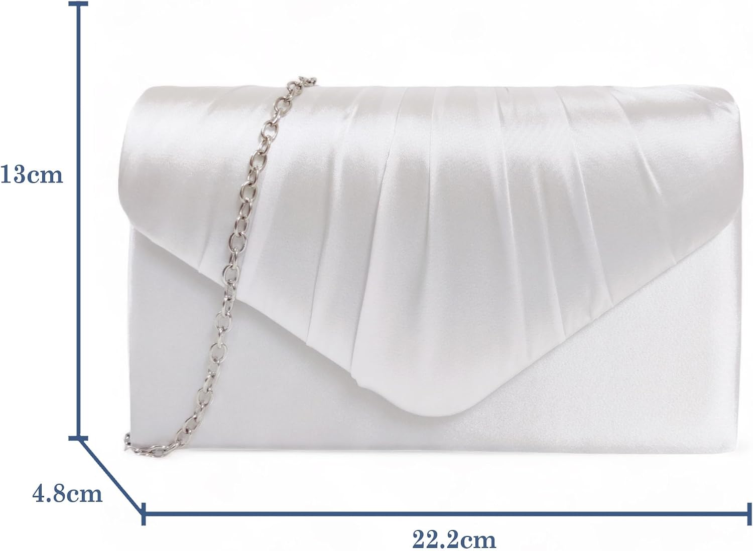 fi9® DAMER SATIN PARTY BORD BRIDAL EVENING CLUTCH HANDVÄSKA Handväska