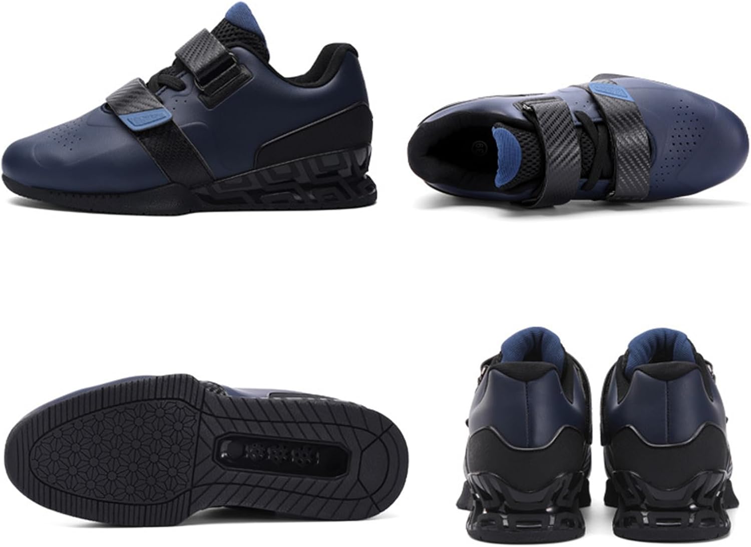 Tyngdlyftningsskor för män, Styrkelyft Bodybuilding Squat Skor Gym Cross Trainers Skor