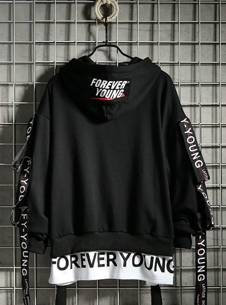 Hello MrLin Techwear streetwear hiphop mode huvtröja japansk Harajuku kläder