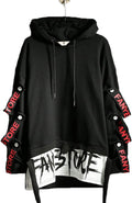 Hello MrLin Herr Techwear Japansk Harajuku Hoodie Hip Hop Stil Urban Streetwear