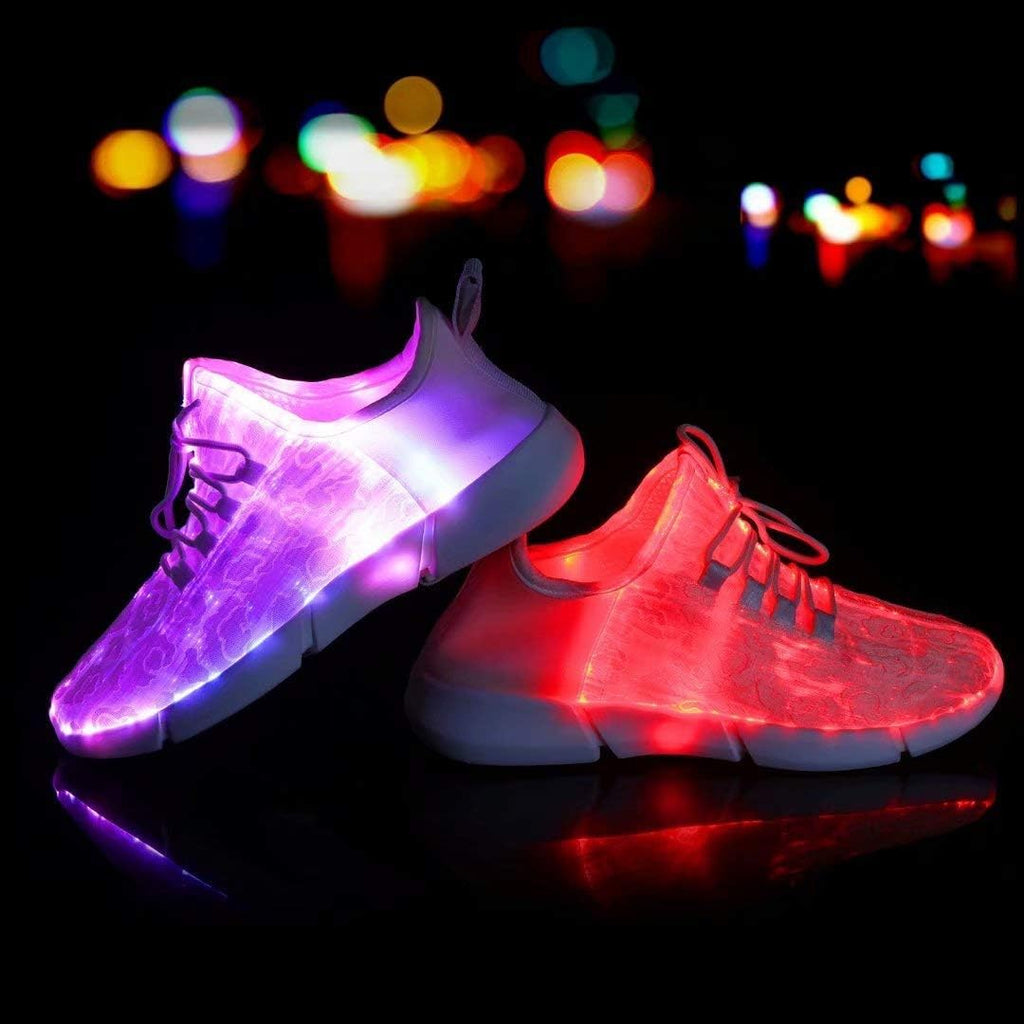 LED skor,CE Certifierad,7 färger LED Sneakers med sko lampor av Alla hjärtans jul dans fest med jul, nyår
