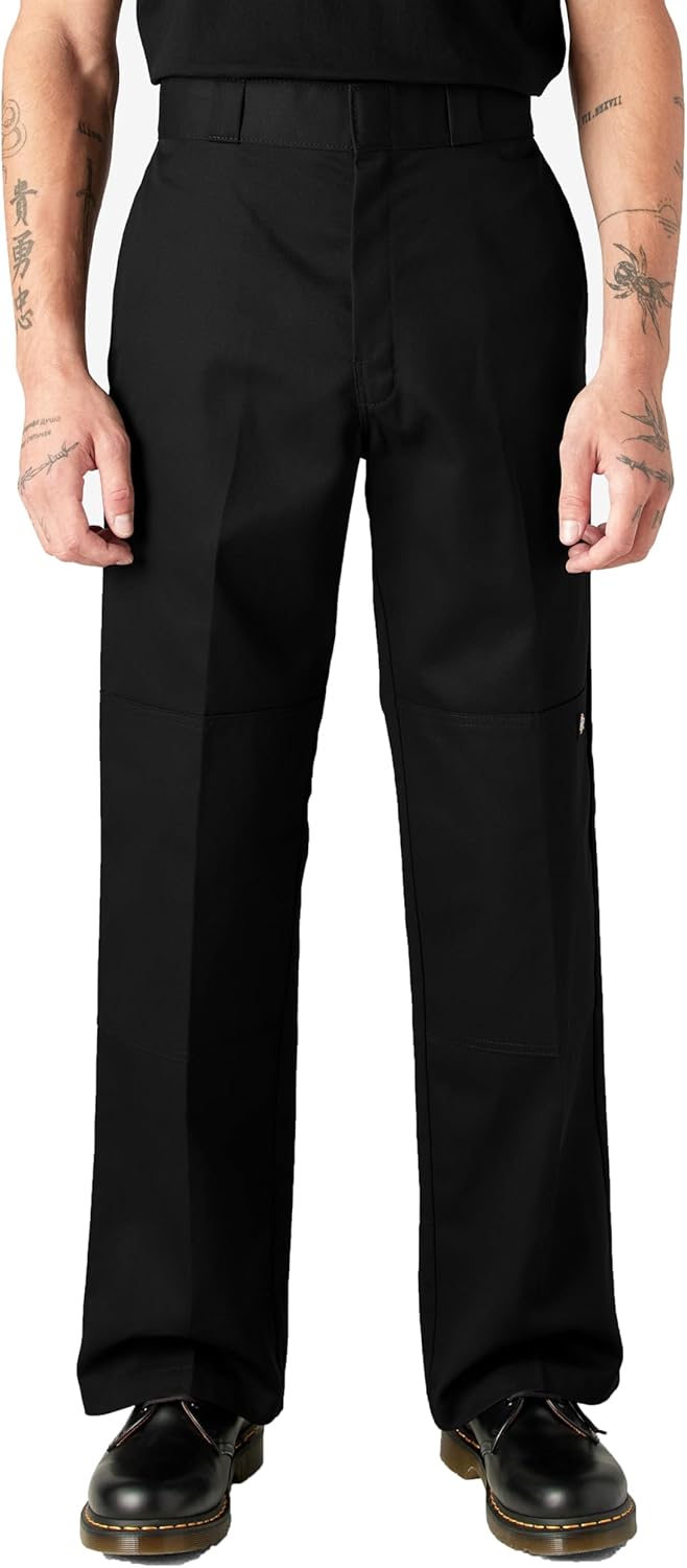 Dickies Double Knee-arbetsbyxor för män, lös passform, stora-långa