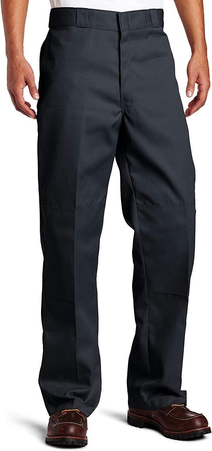 Dickies Double Knee-arbetsbyxor för män, lös passform, stora-långa
