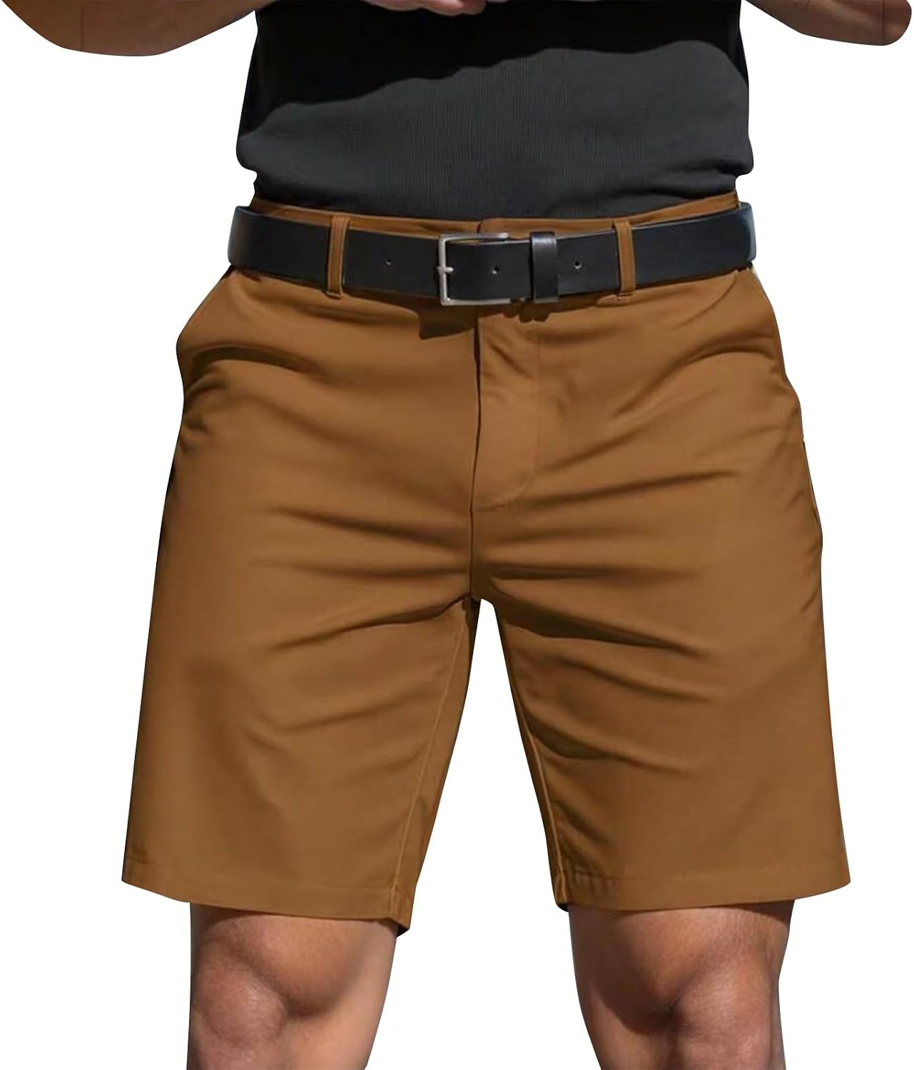 Herr Lagerarbete Shorts Plock Man Hållbar Slitstark Andas Elastisk Midja Förstärkt Fickor