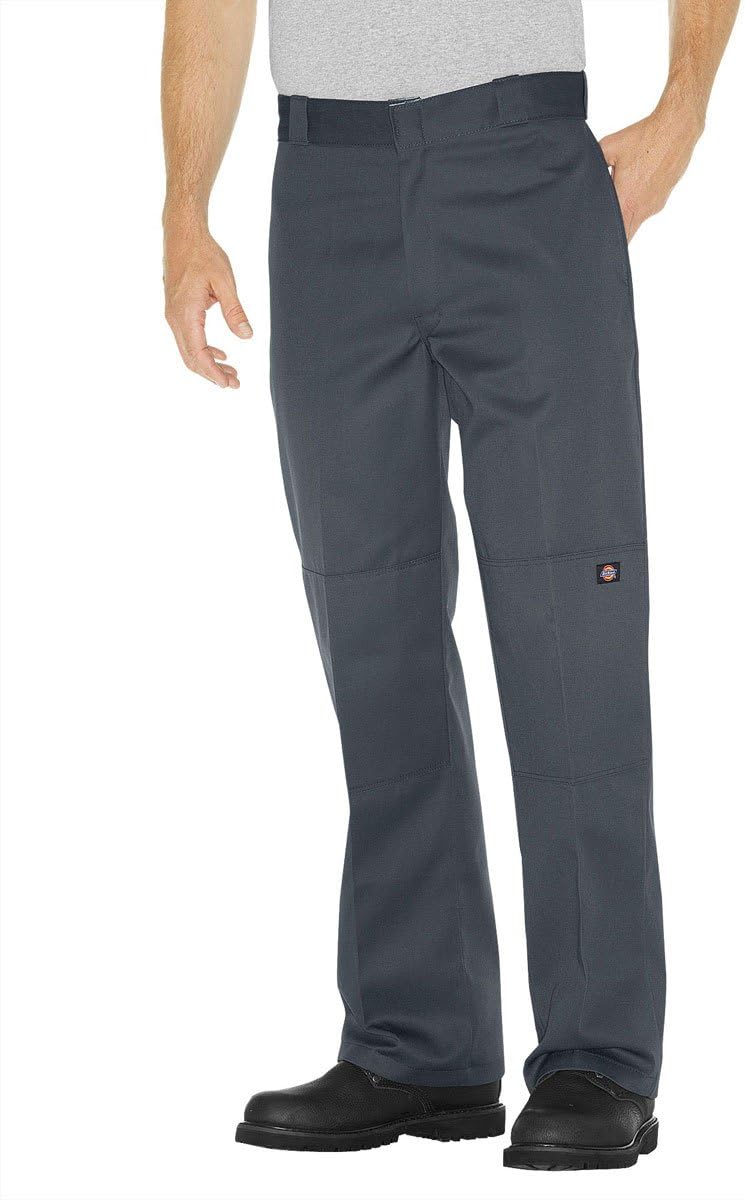 Dickies Double Knee-arbetsbyxor för män, lös passform, stora-långa