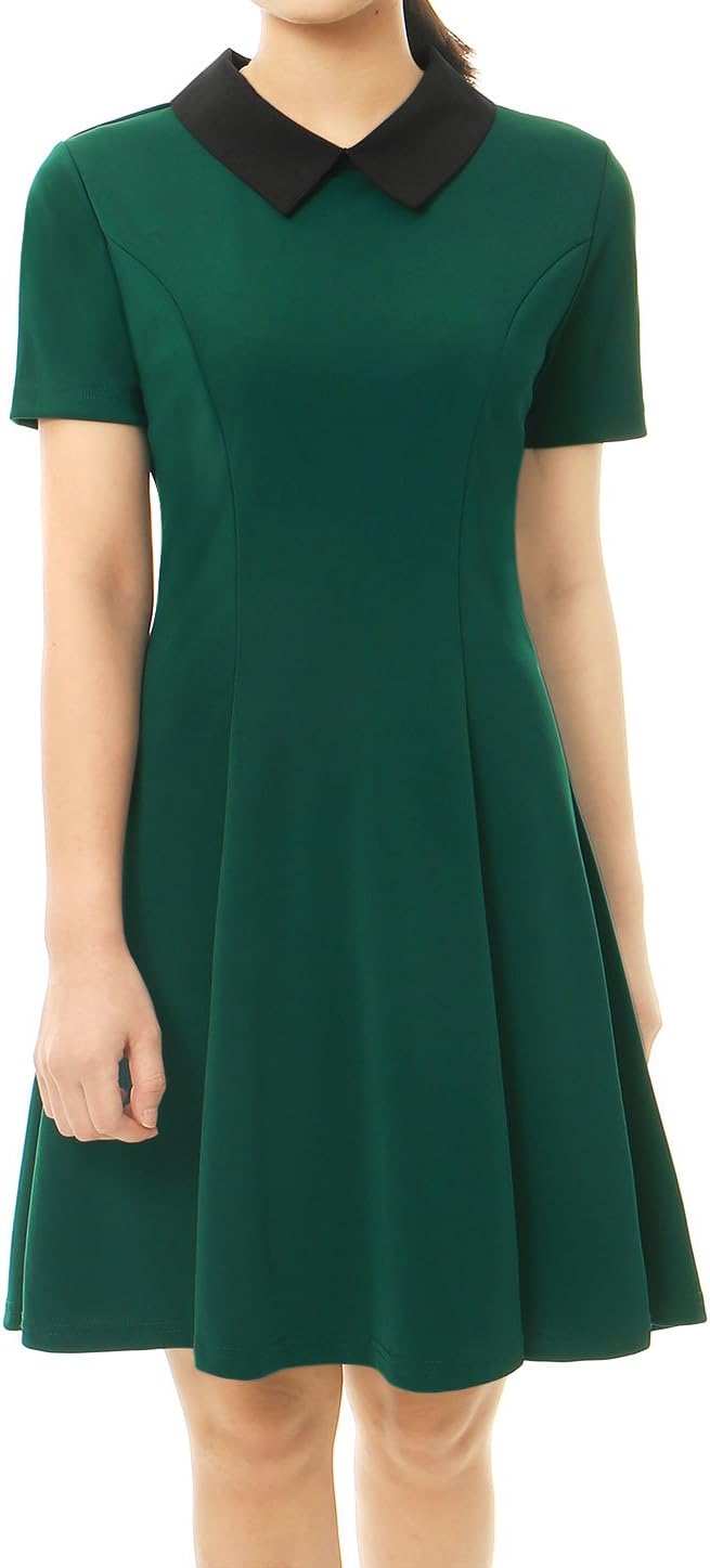 Allegra K dam Vintage Dress A-linje