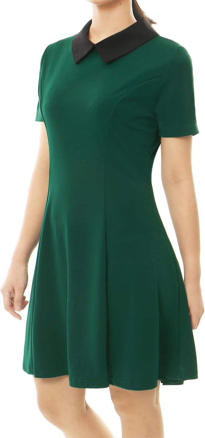 Allegra K dam Vintage Dress A-linje