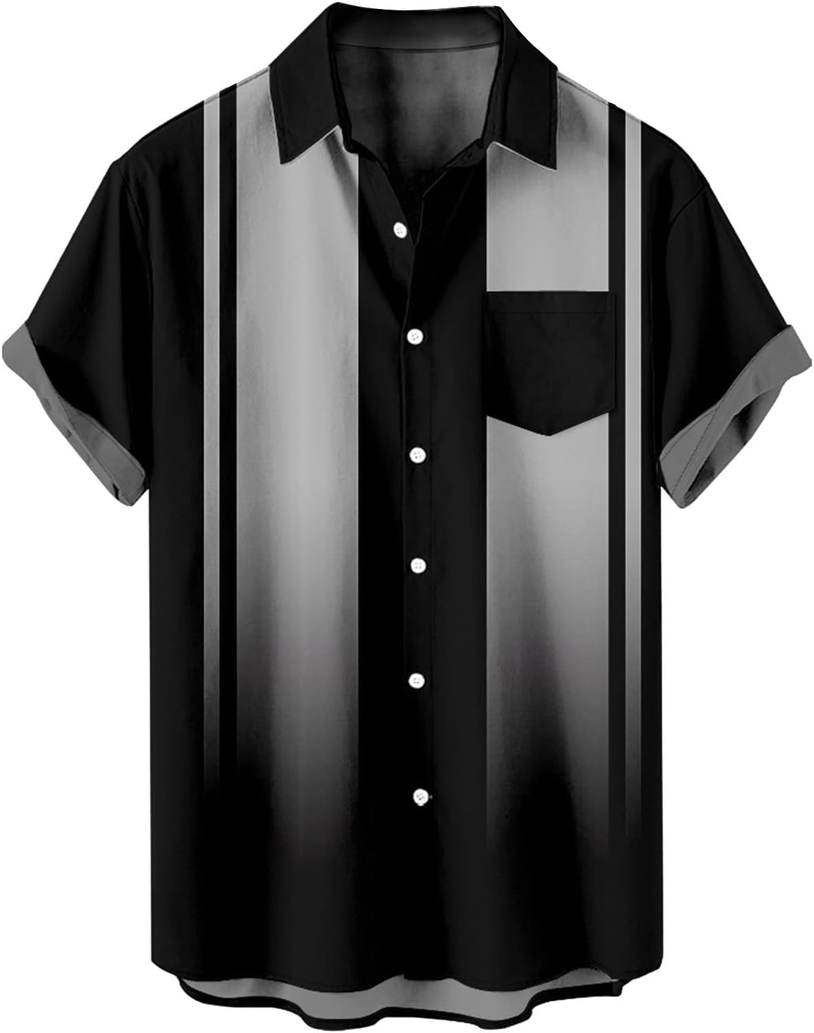 Casual herrskjortor – arbete t-shirts för män kortärmad smart lös passform button-down-skjortor ej strykjärn mjuka lätta och bekväma snabbtorkande sommartoppar för lounge arbete och helg