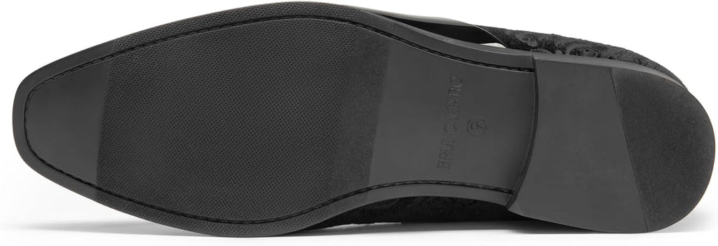 Bruno Marc herrklänning smoking skor klassisk patent sammet snörning formell caden Oxford