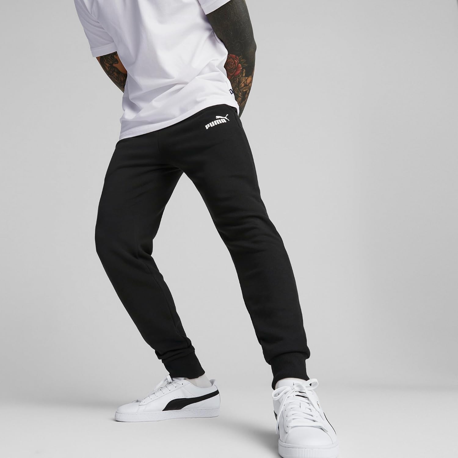 PUMA herr Stickade byxor Ess logo byxor Tr Cl