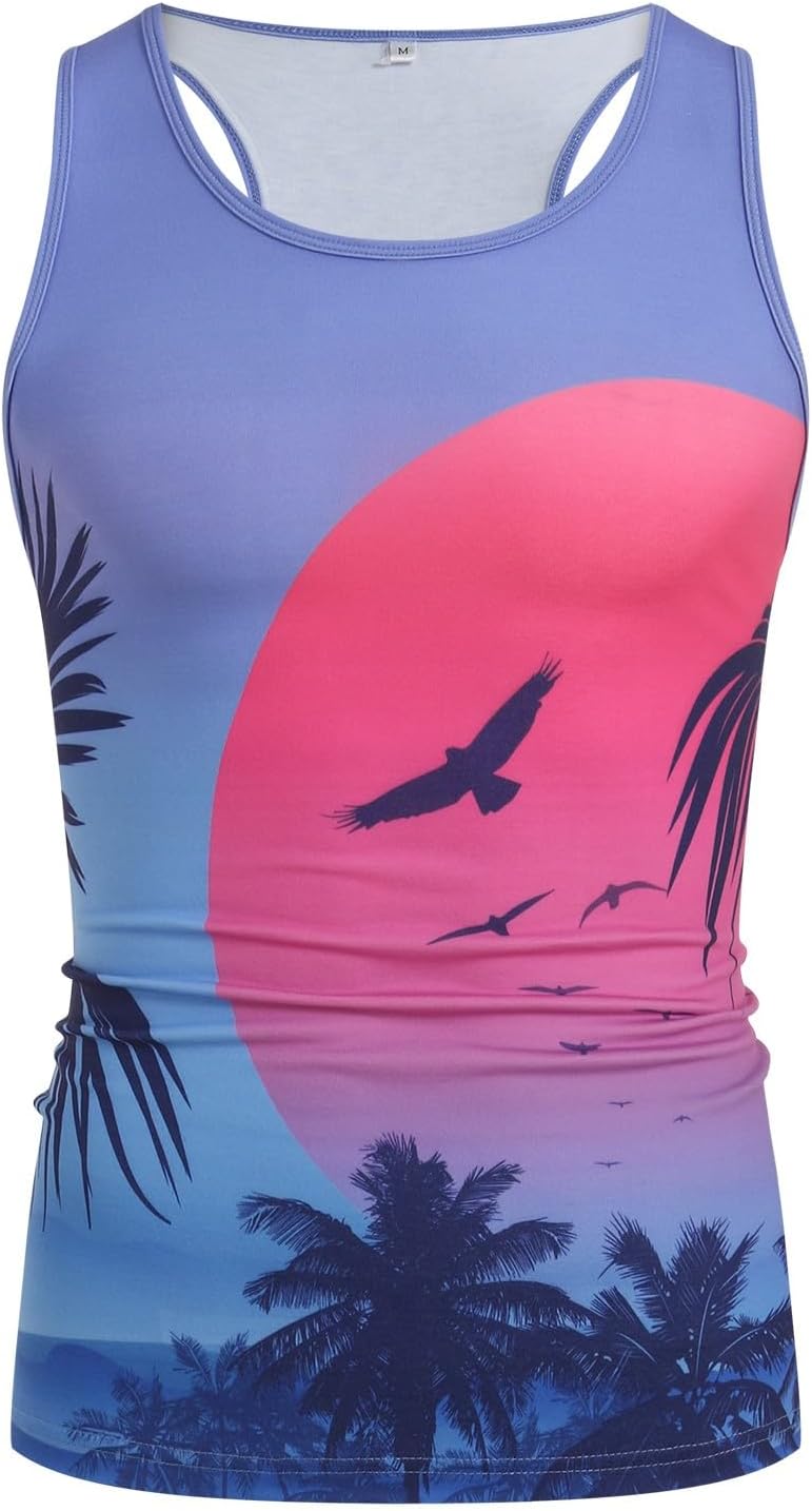 Herrlinne sport t-shirt andningsbar herr baggy ärmlös T-shirt sommar casual skjorta strand väst toppar gym linne för stretch styrketräning linne